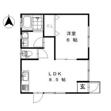 渡辺貸家の物件間取画像